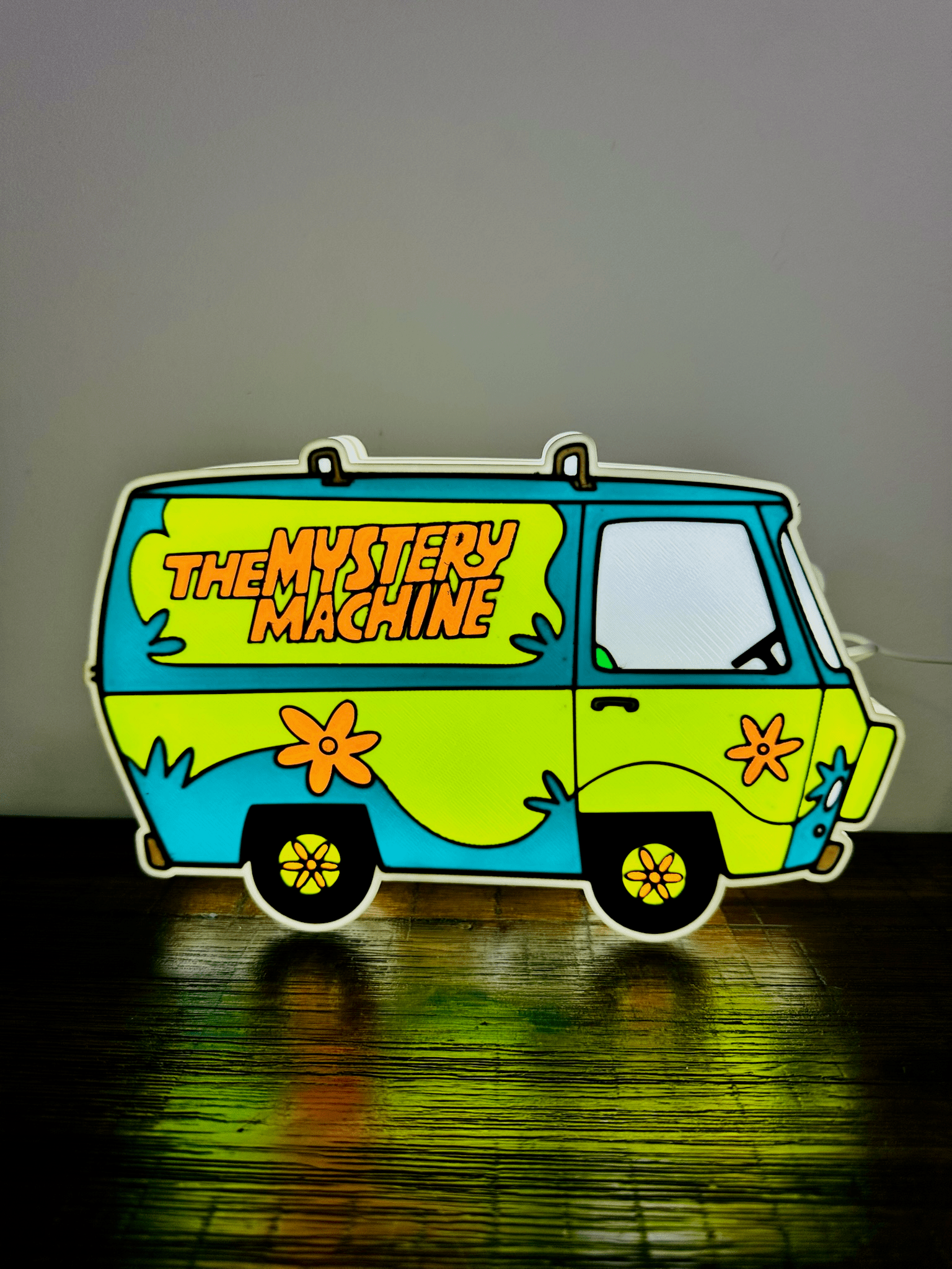 The Mystery Machine - Scooby Doo - Light Up Sign / Night Light - USB Powered