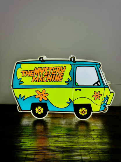 The Mystery Machine - Scooby Doo - Light Up Sign / Night Light - USB Powered