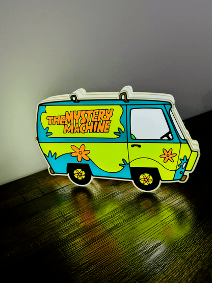 The Mystery Machine - Scooby Doo - Light Up Sign / Night Light - USB Powered