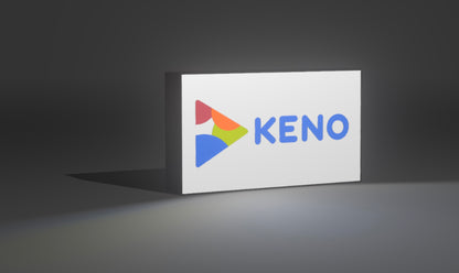 KENO Logo - LED Light up Wall Sign / Wall Art