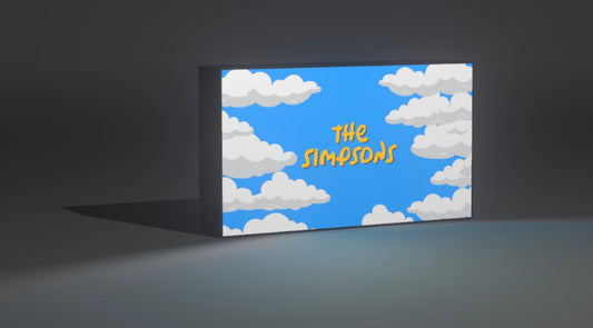 The Simpsons – Classic Logo LED Light Up Sign / Night Light – USB Powered