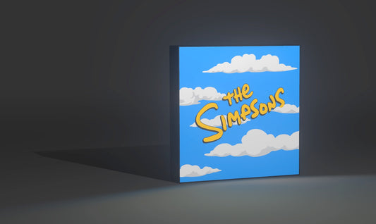 The Simpsons – Classic Logo LED Light Up Sign / Night Light – USB Powered