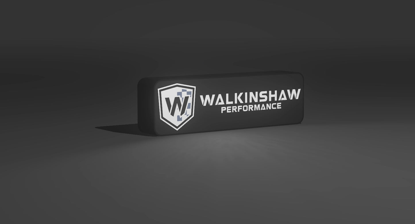 Walkinshaw Performance Logo/Badge - LED Light up artwork / Illuminated Wall Art / LED Display