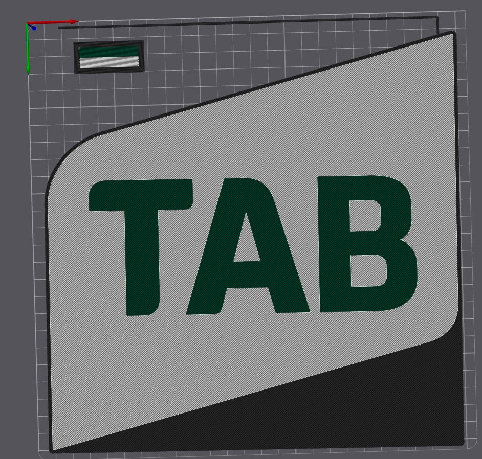 TAB Logo - LED Light up Wall Sign / Wall Art