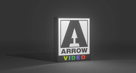 Arrow Video LED Light-Up Sign – Cult Horror Blu-Ray Logo, Physical Media Collector Gift