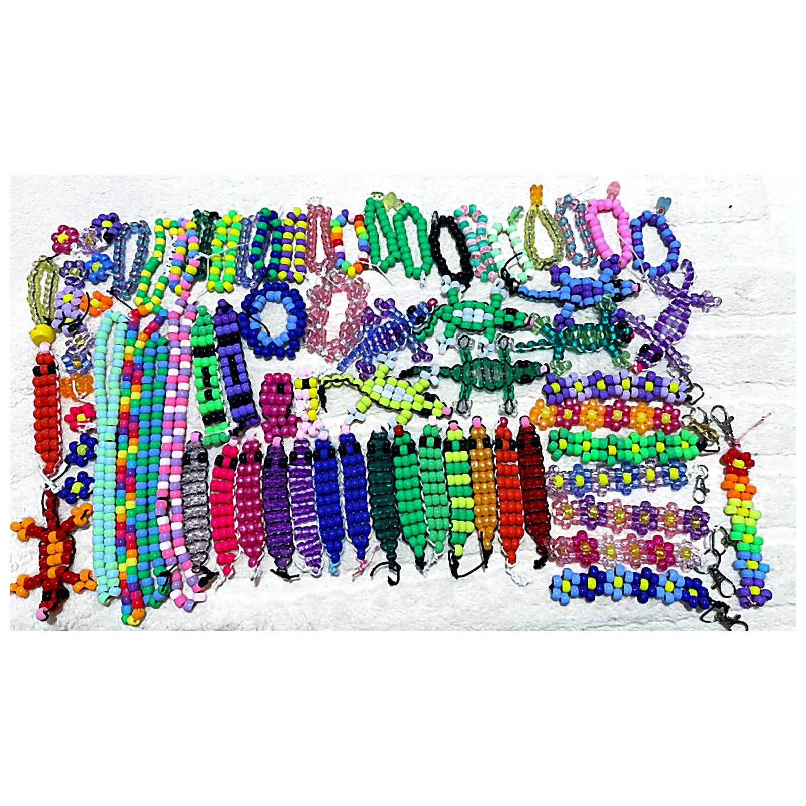 Handmade Bead Animals by Alexis | Beaded Lizard, Snake & Keychains