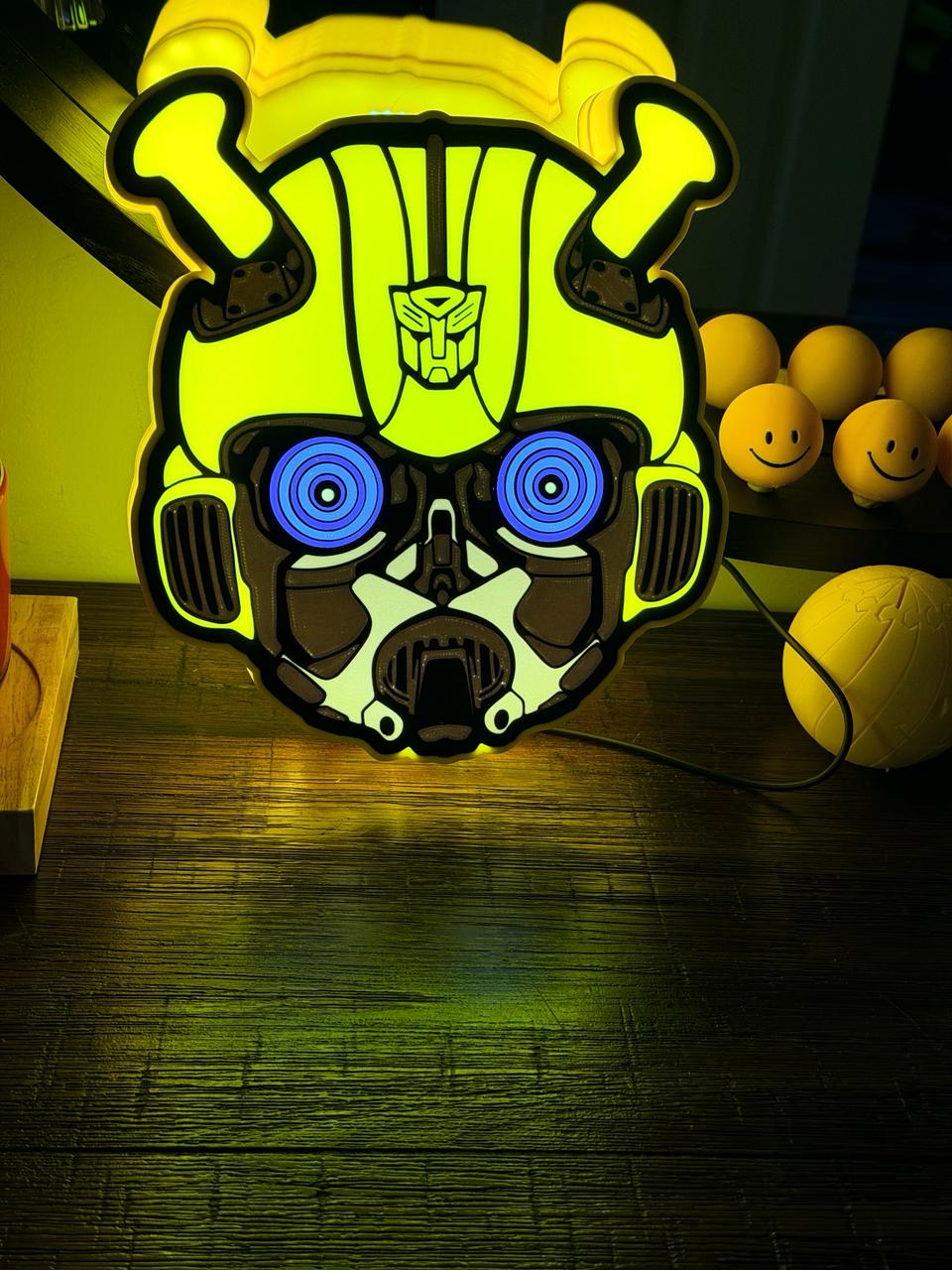 Transformers: Bumblebee - Bright LED Light Up Wall Art