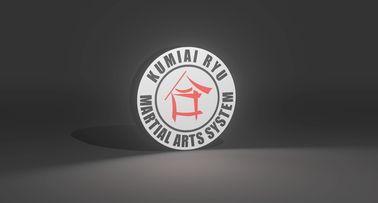 Kumiai Ryu Martial Arts System - KRMAS Logo - LED Light Up Sign / Wall Art