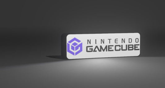 Nintendo GameCube LED Light-Up Sign
