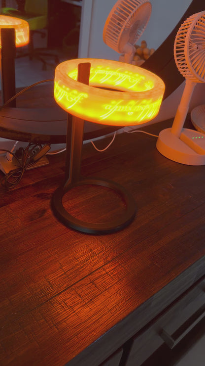 Lord Of The Rings - The One Ring - Unique Wall Art / LED night light