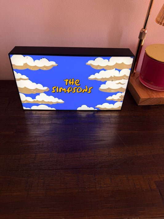 The Simpsons – Classic Logo LED Light Up Sign / Night Light – USB Powered