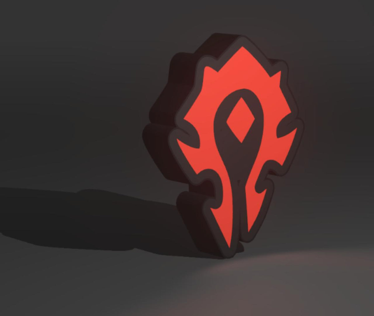 World of Warcraft Horde LED Light-Up Sign