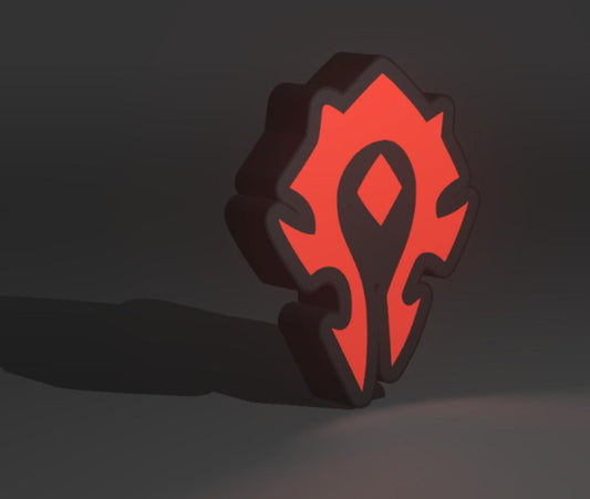World of Warcraft Horde LED Light-Up Sign